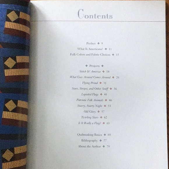 Americana Quilts by Sandy Bonsib quilting book - Picture 3 of 6